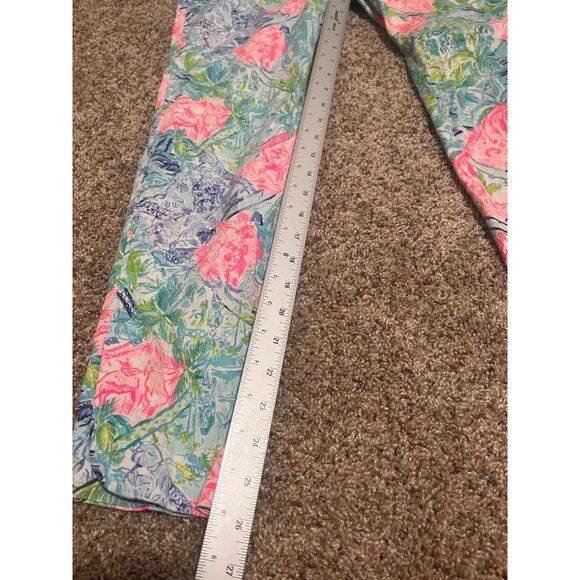 Lilly Pulitzer BOHEMIAN QUEEN Kelly ankle pants size 4 - Picture 4 of 9